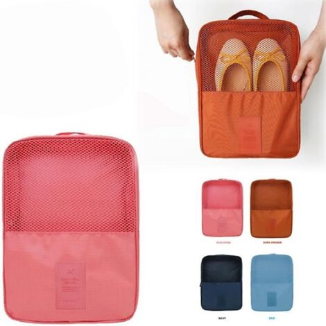 Sacs à Chaussures De Voyage | Pochette De Rangement Résistante à L'eau | Sacs Portables à Fermeture éclair Pour Chaussons, Baskets Et Chaussures De Golf – Gardez Vos Chaussures Protégées, Multicolore