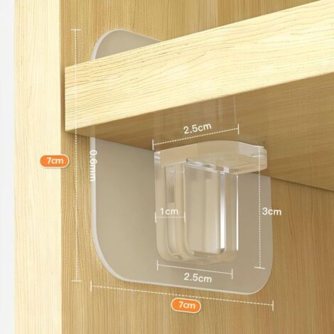 Lot De 4 Supports Muraux Pour Skateboard - En ABS Noir - Installation Facile - Économiseur D'espace - Pour Longboards Et Scooters - 9