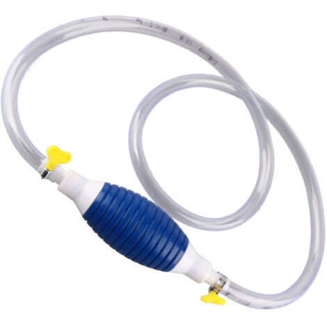 Siphon Liquide Voiture Pompe à Siphon Manuelle - Transfert Essence/huile - 118cm De Tube - Multifonction Portable Pompe Manuelle Eau