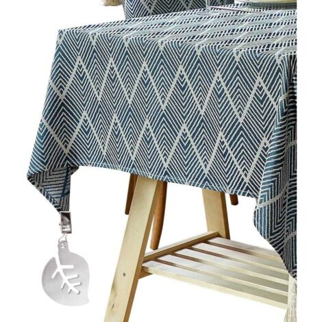 Lot De 4 Poids De Nappe Avec Clips Métalliques - Pierre Blanche, 6x2x2 Cm - Anti-vent Pour Terrasse, Jardin, Pique-nique - 10