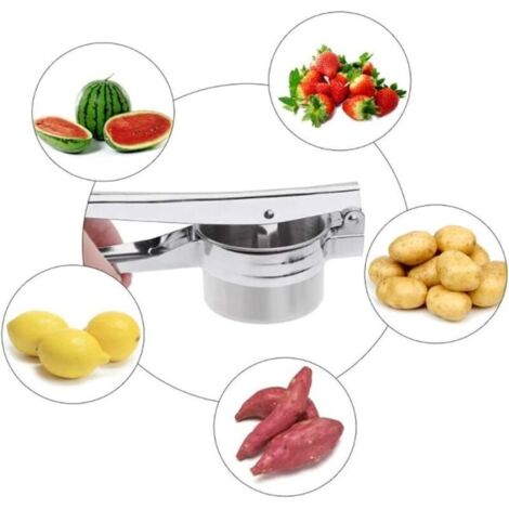 Presse-pommes De Terre En Acier Inoxydable, écrase-purée Manuel Pour Cuisine 92391205