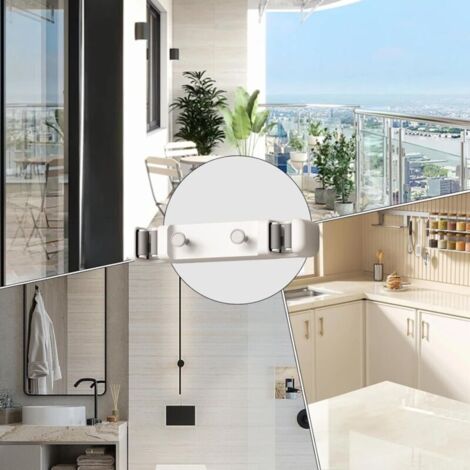 Boîtier Étanche Pour Tablette Salle De Bain - Support Mural Pivotant 180°, Fenêtre Anti-Buée - 6