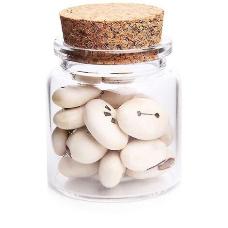 12 Petites Bouteilles En Verre Façon Bouteille De Lait - 100 Ml Avec Bouchons Liège - Idéal Pour DIY, Bougies, Mariages Et Déco