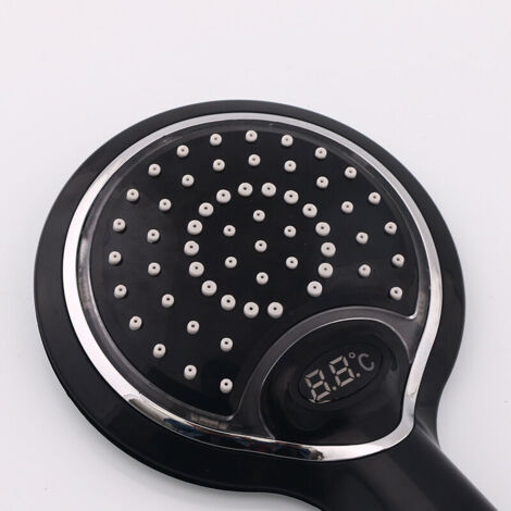 Pommeau De Douche Haute Pression 7,6 Cm - Anti-calcaire, économie D'eau, Effet Pluie, Filetage G1/2, ABS - 2