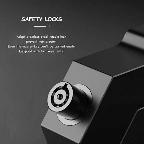 Verrou Universel De Guidon De Moto, Verrou De Niveau De Frein De Poignée De Guidon Antivol En Alliage D'aluminium Avec 2 Clés Pour Sécuriser Un Vélo
