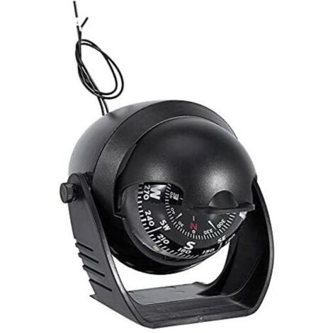 Nouvelle Boussole Multifonctionnelle, Montage Sur Tableau De Bord, Direction De Navigation, Boussole Numérique Pour Voiture, Thermomètre Et Hygromètre Pour Bateau, Camion, Auto