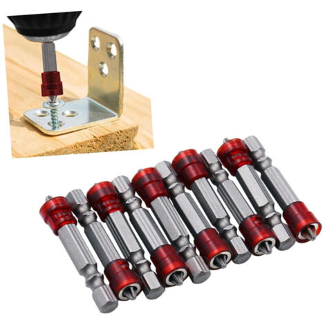 Porte-embout Magnétique Avec Réglage Profondeur – 7 Niveaux (2-8 Mm) – Pour Perceuse, Visseuse – Tige Hexagonale 6,35 Mm