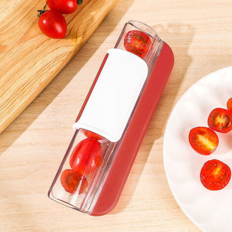 Trancheuse à Citron En Inox - Pour Fruits Et Légumes, Coupe Uniforme, Poignée Antidérapante, Facile à Nettoyer
