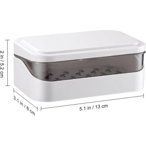 4 Pack Boite Savon Voyage Portable Porte Savon avec Couvercle Porte