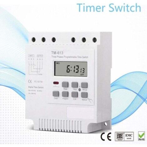Relais temporisé - VVIKIZY - TM-163 - 380V - Programmable - 17 réglages