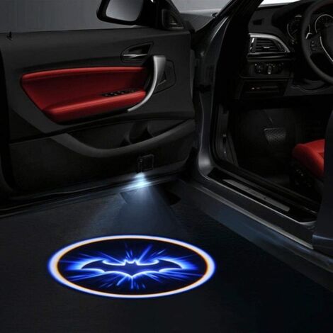 Lot 2 Projecteurs LED Portière Voiture Logo Fantôme - Éclairage Bienvenue Ombre 3D, Plug & Play, IP68, Compatible Renault