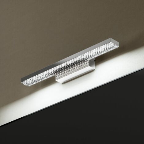 Mai & Mai Lampada da Specchio LED per Bagno, Applique Specchio Luce Bianca Fredda, Luce per Trucco, Illuminazione da Parete, 40cm, 9W, 6000K