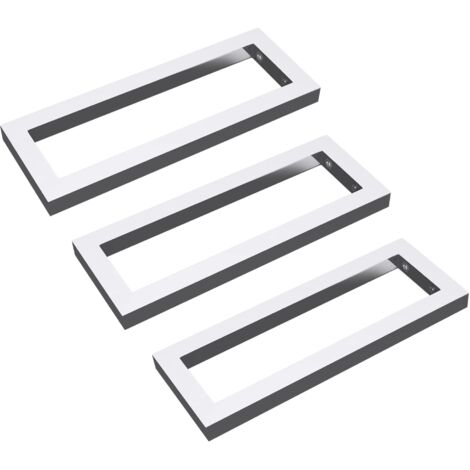 Mai & Mai Supporto da Parete per Lavandino Lavabo d'Appoggio Mensole WH01 Set 3 Reggimensole Porta-Asciugamani in Acciaio Inossidabile BTH: 45x3x15cm