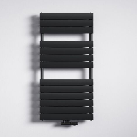 Mai & Mai Termosifone da Parete 120x60cm, Radiatore Scaldasalviette Termoarredo da Bagno Scalda Portasciugamani da Parete e Pavimento in Acciaio, Antracite (1/5)