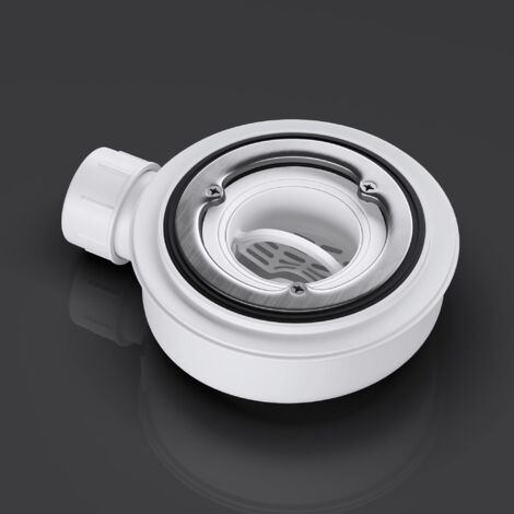 Mai & Mai Piletta di Scarico Doccia AL06, Sifone per Piatto Doccia con Foro di Scarico Diametro 40mm, Capacità di Svuotamento 60L al Minuto
