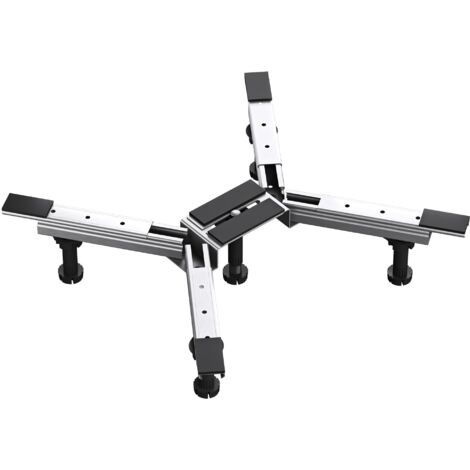 Mai & Mai Supporto per Piatto Doccia 108x10x14cm Staffa Regolabile di Forma X del Piatto Doccia in Zinco-Alluminio-Magnesio per Bagno Duschwannenfüße01