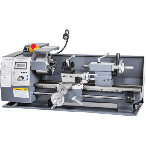 750W Tour à Métaux Kit Mini Tour Métal Numérique Vitesse Variable 8 x 16''