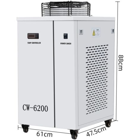 Refroidisseur d'eau pour machines Graveur laser Refroidisseur d'eau industriel CW6200