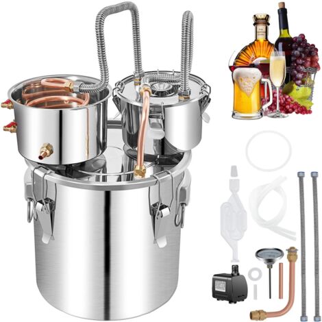 SIHAO 50L distillateur d’alcool distillateur avec pompe à eau (1/5)