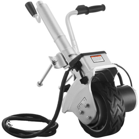 SIHAO Roue Jockey Motorisée Électrique pour Remorque 12 V 350 W Charge 2270kg
