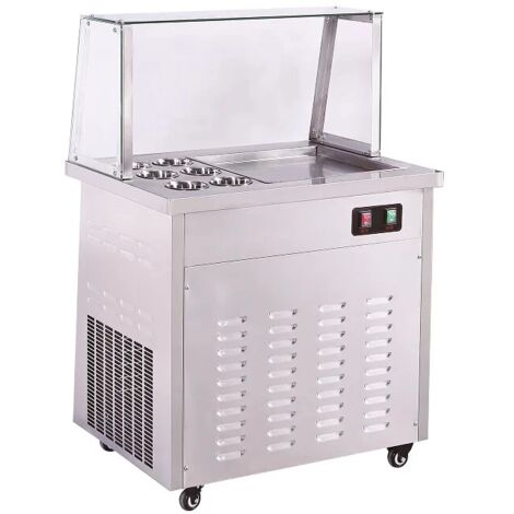 Sihao Machine fritte glace rouleaux glace machine à rouler 720x540x283mm