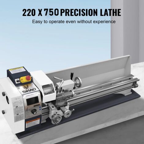 SIHAO tour en métal 220x750mm de précision petit tour en métal 1500W sans brosse (1/5)