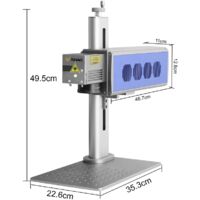 SIHAO 30W Machine de marquage laser semi-automatique pour la gravure de plaques