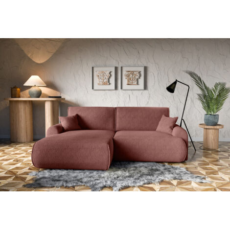 Divano angolare sinistra con funzione letto Noboo destro del produttore brown