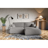 Divano letto angolare destro con vano contenitore Noboo in beige direttamente dal produttore, consegna e installazione gratuite