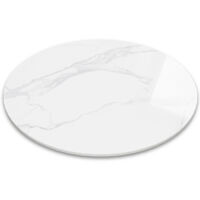 ZL ZELing - 40cm Lazy Susan Turntable - 360° Sinteredstone Silent Anti-Slip Turntable, Table de Table pour la cuisine, garde-manger, porte-épices, réfrigérateur & Table à manger, blanc