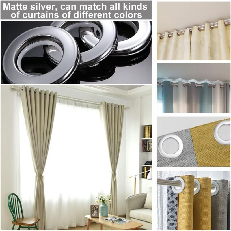 Oeillets Rideaux EMLTHORY Rideau De Fenêtre De Douche En Plastique Imperméable Et Résistant En PEVA Avec Crochets, Petits Rideaux Pour Fenêtres De Salle De Bain, Givré, 101,6 X 91,4 Cm Oeillet Rideau