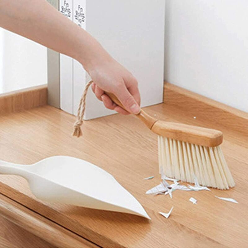 Mini Balayette Et Pelle à Poussière Suspendues – Lot De 2, Vert – Compact Et Léger Pour Jardin, Maison, Atelier - 5