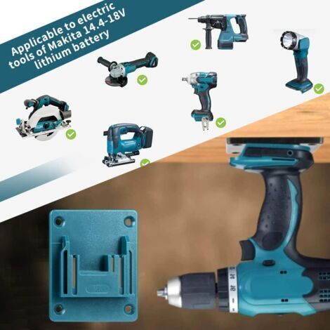 Lot de 5 supports de batterie copatibles avec Bosch/akita 18 V