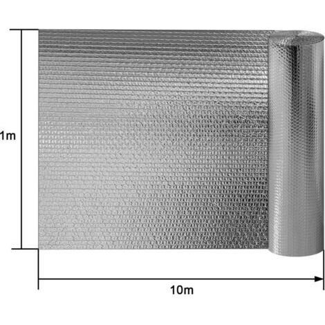 Matelas Isolant Camping - 200 X 200 Cm - Double Face Aluminium - Imperméable - Pliable - Sac De Rangement Inclus