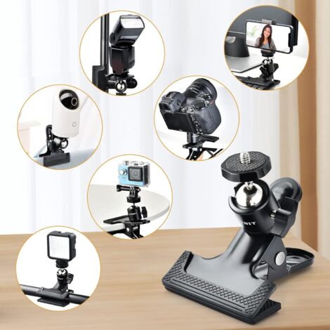 Pince support pour téléphone portable flexible