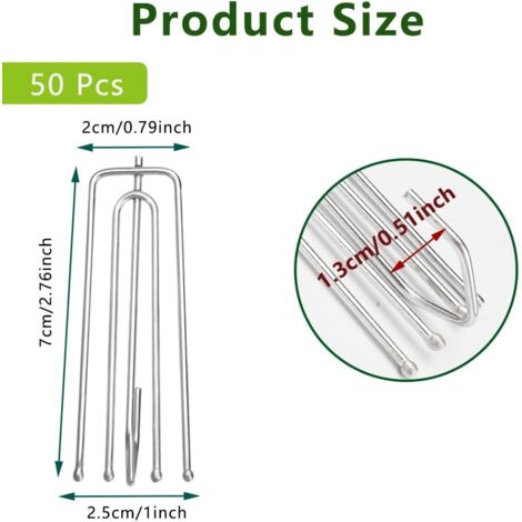 Agrafes Rideaux ZAHD 40 Pièces Rideau Bague Clips Avec Crochets Agrafes Pour Rideaux