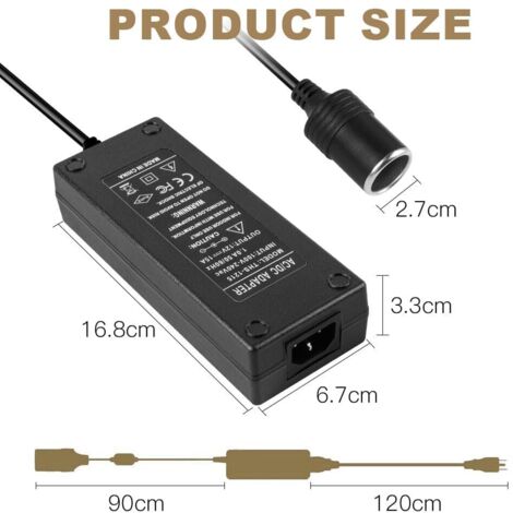 Adaptateur 12V 6A 6000mA Universel – Chargeur Transformateur 100-240V