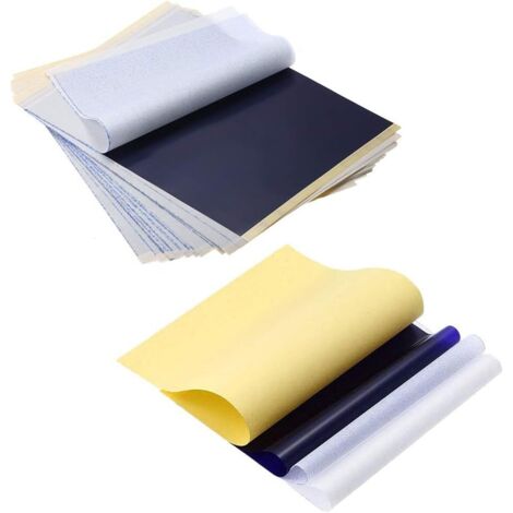 Lot de 50 feuilles de papier de transfert pour tatouage, format A4, format A4, 21,5 x 29,9 cm