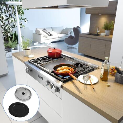 Paxanpax PCK314 – Kit 4 Brûleurs + Couvercles Gaz – Compatible Arcelik, Beko, Bosch, Siemens, Whirlpool