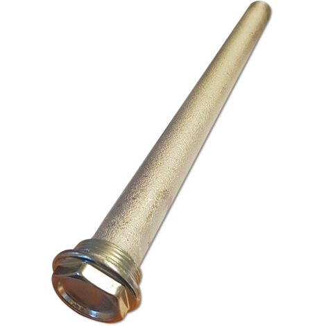 Anode de magnésium pour bouilloires – Longueur 320 mm – Diamètre 32 mm – Ajustement 1'1/4 pour protection contre corrosion – Energy Duegi