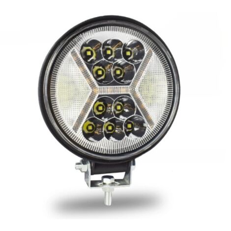 Lot de 2 phares de travail LED 12 V, 132 W longue portée pour moto, 4x4, feux de brouillard et feux de recul LED pour tracteur, bateau, camion, voiture