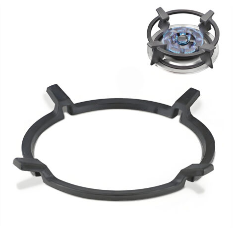 Support universel pour wok en fonte - JINFGERNE - adaptateur antidérapant pour cuisinières à gaz