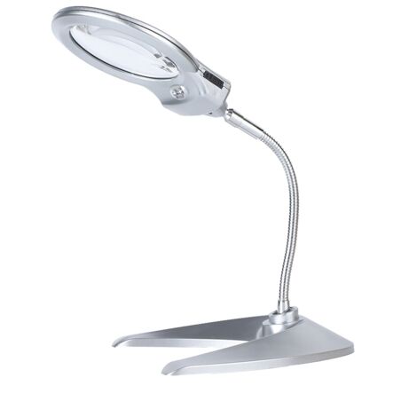 Lampe de bureau loupe pour loisirs créatifs avec 2 LED (1/5)