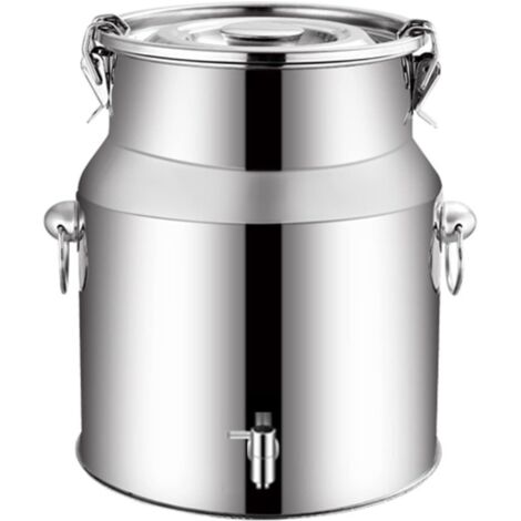 Réservoirs étanches pour le transport du lait - Réservoirs en acier inoxydable 201 de 5 L/9 L/14 L, fûts à lait, réservoirs d'eau, fûts à huile (1/5)