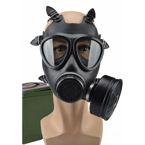 Masque à gaz antichimique d'urgence, masque anti-incendie, masque de protection à filtre auto-amorçant, masque à gaz à fixation frontale