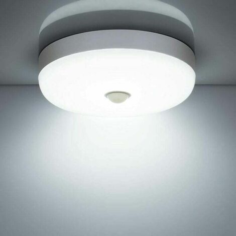 Plafonnier LED à Détecteur de Mouvement 12W - JINFGERNE - 1500LM - Blanc Froid 6500K - IP56 Étanche (1/5)
