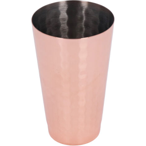 Verre à cocktail conique en acier inoxydable plaqué cuivre antirouille, style rétro, idéal pour le bar à domicile.