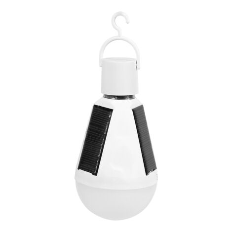 Ampoule LED intelligente à économie d'énergie E27 85-265V 7W, rechargeable et solaire, pour urgence.