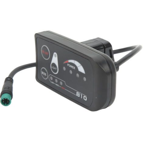 Compteur LED pour vélo électrique, panneau d'affichage LED pour scooter électrique avec connecteur étanche 8102 à 5 broches