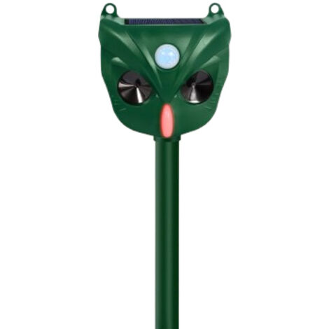 Repulsif Chat Exterieur Interieur, Répulsif Chat Ultrason à Energie Solaire, attendu Répulsif Chat Répulsif avec Détecteur de Mouvement pour Anti Chats Chiens Souris Ratons (1/5)